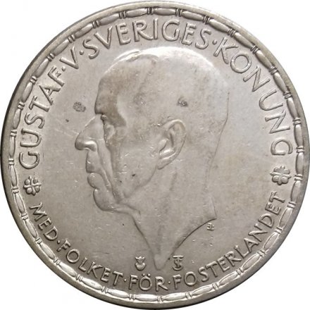 Швеция 1 крона 1947 год