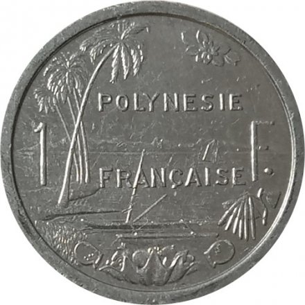 Французская Полинезия 1 франк 1985 год