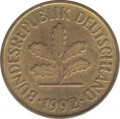 ФРГ 5 пфеннигов 1992 год (J)