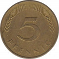 ФРГ 5 пфеннигов 1992 год (J)