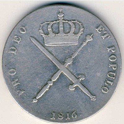 Бавария 1 талер 1816 год