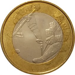 Финляндия 5 евро 2016 год - Спорт - Хоккей