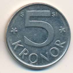Швеция 5 крон 2008 год