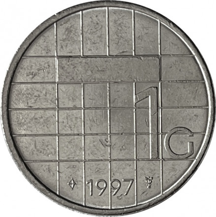Нидерланды 1 гульден 1997 год - Королева Беатрикс