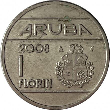 Аруба 1 флорин 2008 год