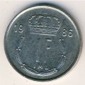 Люксембург 1 франк 1986 год
