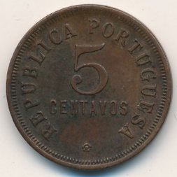 Ангола 5 сентаво 1923 год
