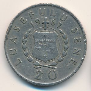 Самоа 20 сене 1967 год