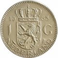 Нидерланды 1 гульден 1963 год