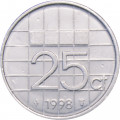 Нидерланды 25 центов 1998 год - Королева Беатрикс