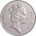Фиджи 10 центов 1998 год