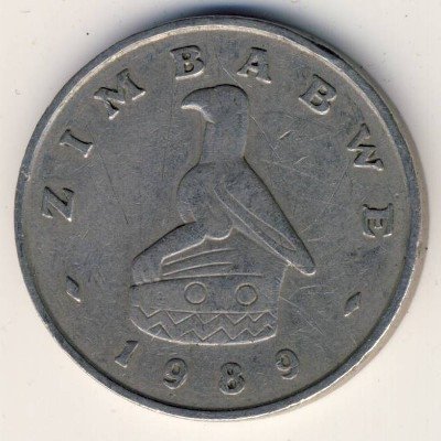 Зимбабве 50 центов 1989 год