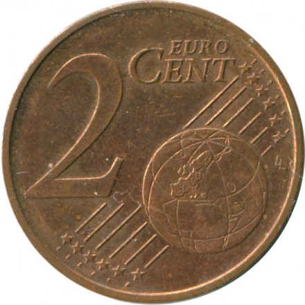 Австрия 2 евроцента 2004 год - Эдельвейс