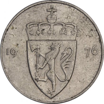 Норвегия 50 эре 1976 год
