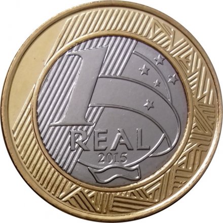 Бразилия 1 реал 2015 год - Баскетбол UNC