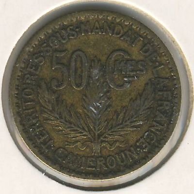 Камерун 50 сантимов 1924 год