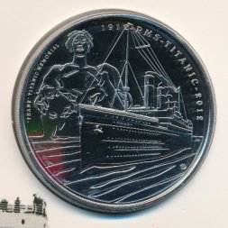 Олдерни 5 фунтов 2012 год