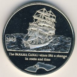 Конго 5 франков 2000 год