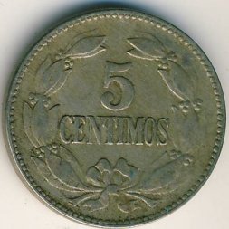 Венесуэла 5 сентимо 1945 год