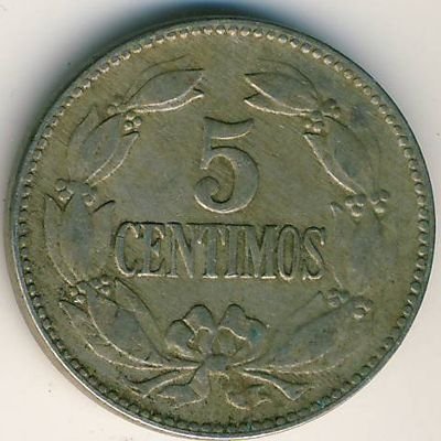 Венесуэла 5 сентимо 1945 год