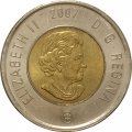Канада 2 доллара 2007 год - Полярный медведь