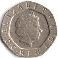 Великобритания 20 пенсов 2000 год