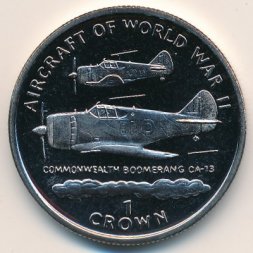 Остров Мэн 1 крона 1995 год