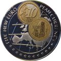Уганда 1000 шиллингов 1999 год - Монеты ЕВРО. Австрия - 10 центов