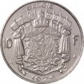 Бельгия 10 франков 1976 год BELGIE