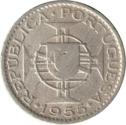 Мозамбик 2,5 эскудо 1955 год