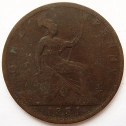 Великобритания 1 пенни 1881 - H