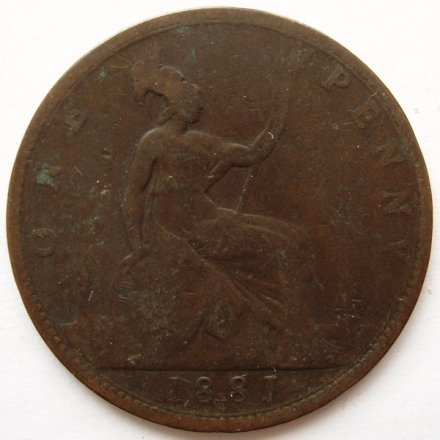 Великобритания 1 пенни 1881 - H