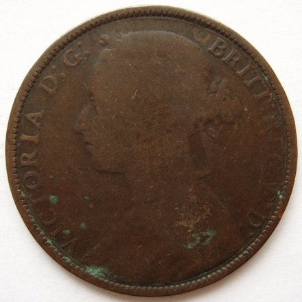 Великобритания 1 пенни 1881 - H