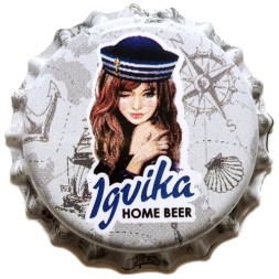Пивная пробка Латвия - Igvika Home Beer (морская тема)