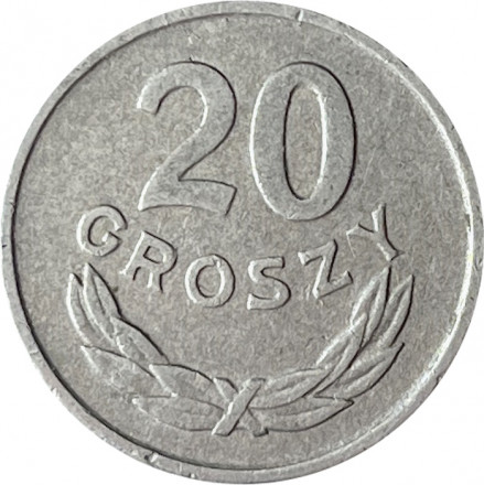 Польша 20 грошей 1968 год