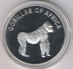 Уганда 1000 шиллингов 2003 год - Стоящая горилла