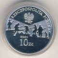 Польша 10 злотых 2005 год - 60 лет окончания Второй Мировой войны
