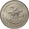Канада 25 центов 1992 год - Северо-Западные территории