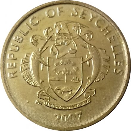 Сейшелы 5 центов 2007 год