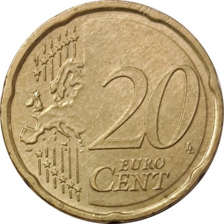 Германия 20 евроцентов 2012 год (J)