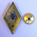 Ромб академический. Синий. РФ.