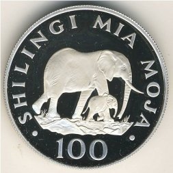 Танзания 100 шиллингов 1986 год