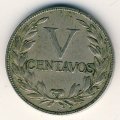 Колумбия 5 сентаво 1938 год