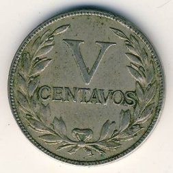 Колумбия 5 сентаво 1938 год
