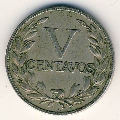 Колумбия 5 сентаво 1938 год