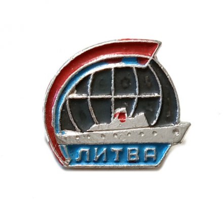 Значок Теплоход &quot;Литва&quot;