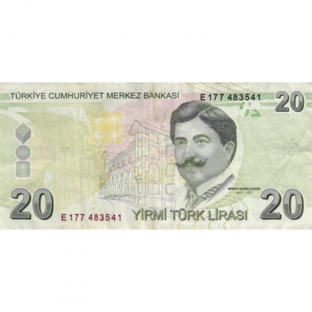 Турция 20 лир 2009 (2020) год - VF