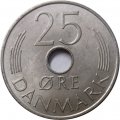 Дания 25 эре 1973 год - Королева Маргрете II