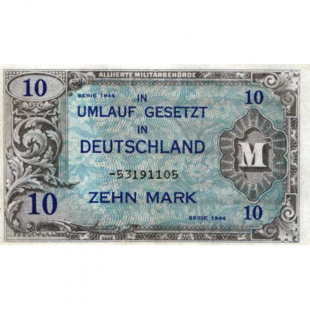 Германия 10 марок 1944 год - Советская зона оккупации - XF
