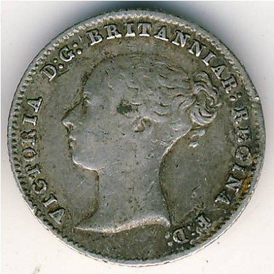 Великобритания 4 пенса 1842 год